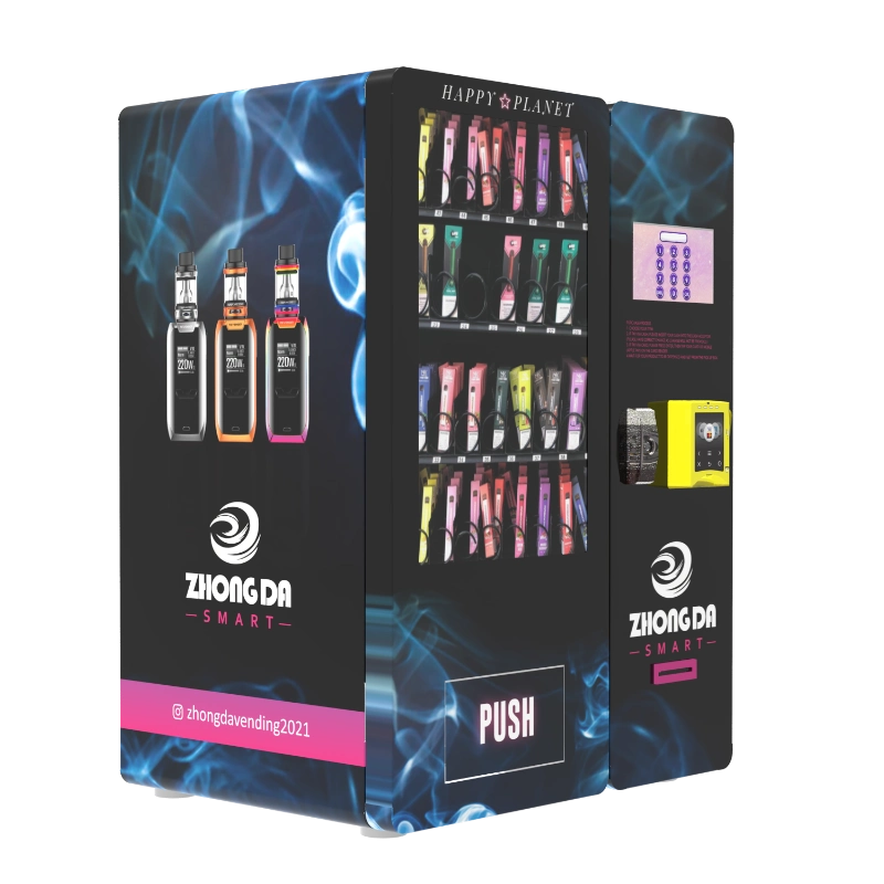 7인치 터치스크린 독립형 전자담배 자판기 측면 이미지