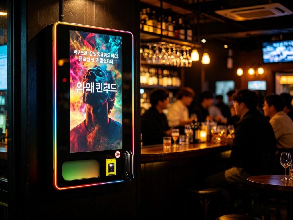 바 & 펍 맞춤형 전자담배 자판기 | 주류 소비 연계 수익 증대 솔루션